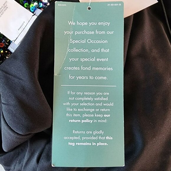 NWT B. Smart Sequin Multicolor Backless Fitted Party Dress Juniors 5 - Picture 12 of 12